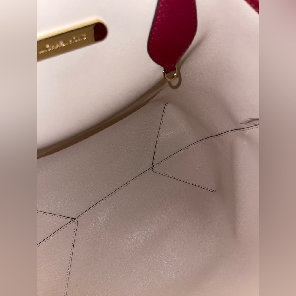 Michael Kors Saige Reversible Medium Tote Bag Shoulder Handbag and clutch Only - Picture 13 of 16